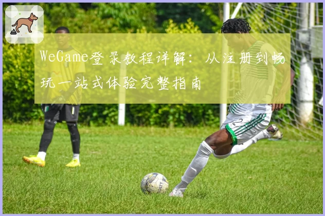 WeGame登录教程详解：从注册到畅玩一站式体验完整指南